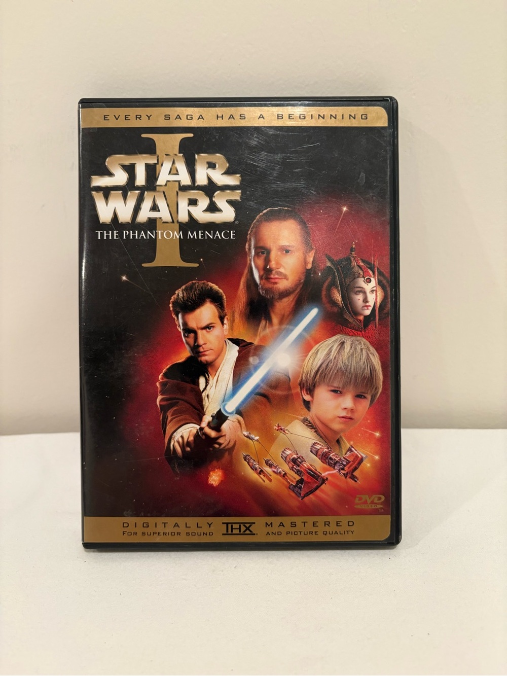 Star Wars Episode I: The Phantom Menace DVD – Black & Gold Cover